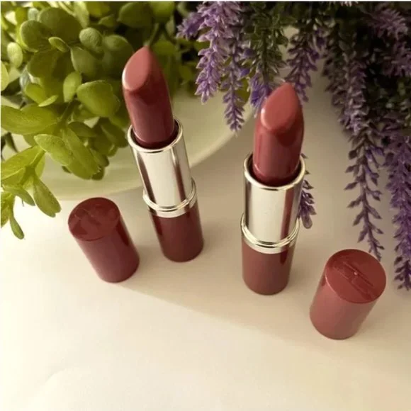 CLINIQUE 3-Pc Gift Set – 2 Love Pop #13 Lipsticks + Cheetah Print Cosmetic Bag - Picture 2 of 14